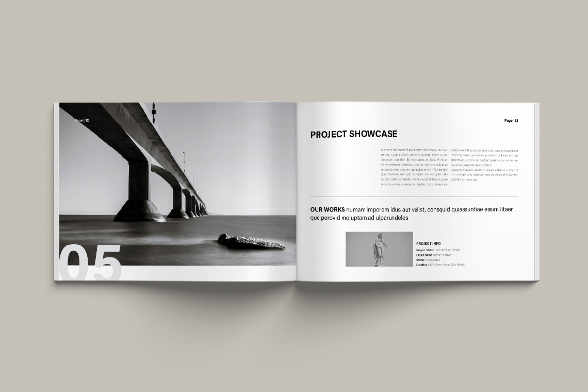 Architecture Portfolio Landscape, a Brochure Template by Pixelpick (Photo 7 of 9)