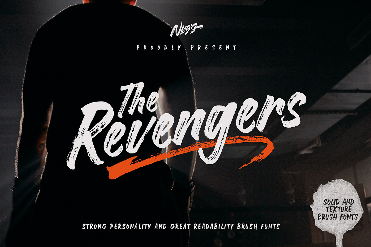 The Revengers, a Script Font by NUGS (Photo 1 of 6)