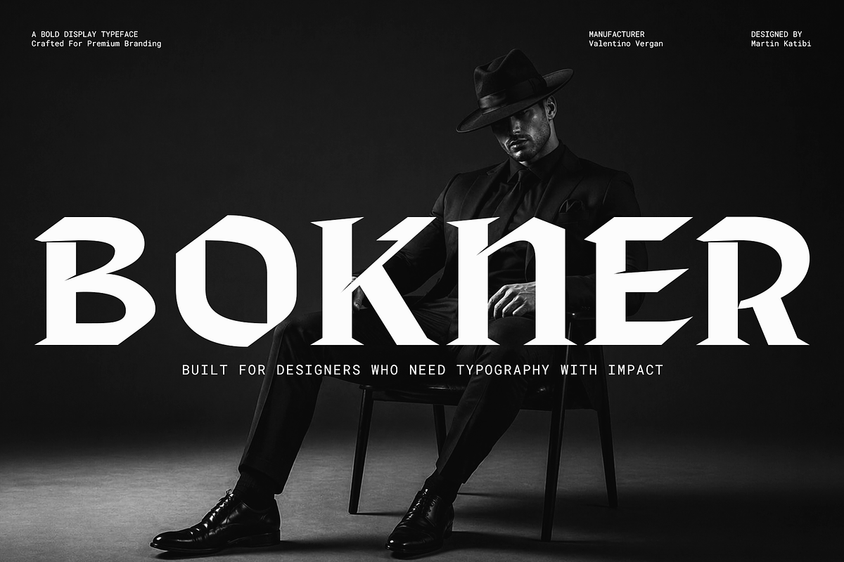 Bokner - Built for Impact, a Serif Font by Valentino Vergan (Photo 1 of 14)