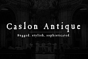 Caslon Antique vintage rugged font, a Serif Font by Jeffry Macpherson Visuals (Thumbnail 6 of 6)