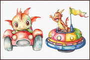 Cute Baby Dragons Clipart Png Dragon, an Illustration by Sublimation Artist (Thumbnail 3 of 6)
