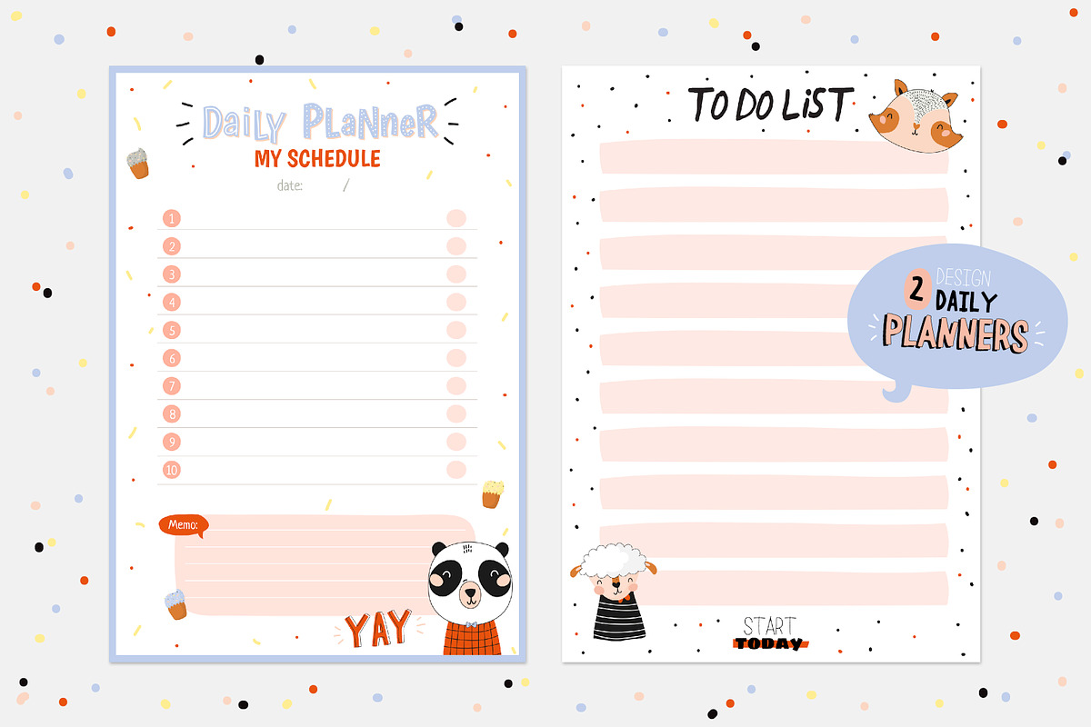 BUNDLE STATIONERY planners calendars, an Object Graphic by Ruslana Lubenets (Photo 48 of 96)