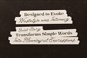Quiet Story OrganicScript & Serif, a Script Font by Letterhend Studio (Thumbnail 2 of 10)