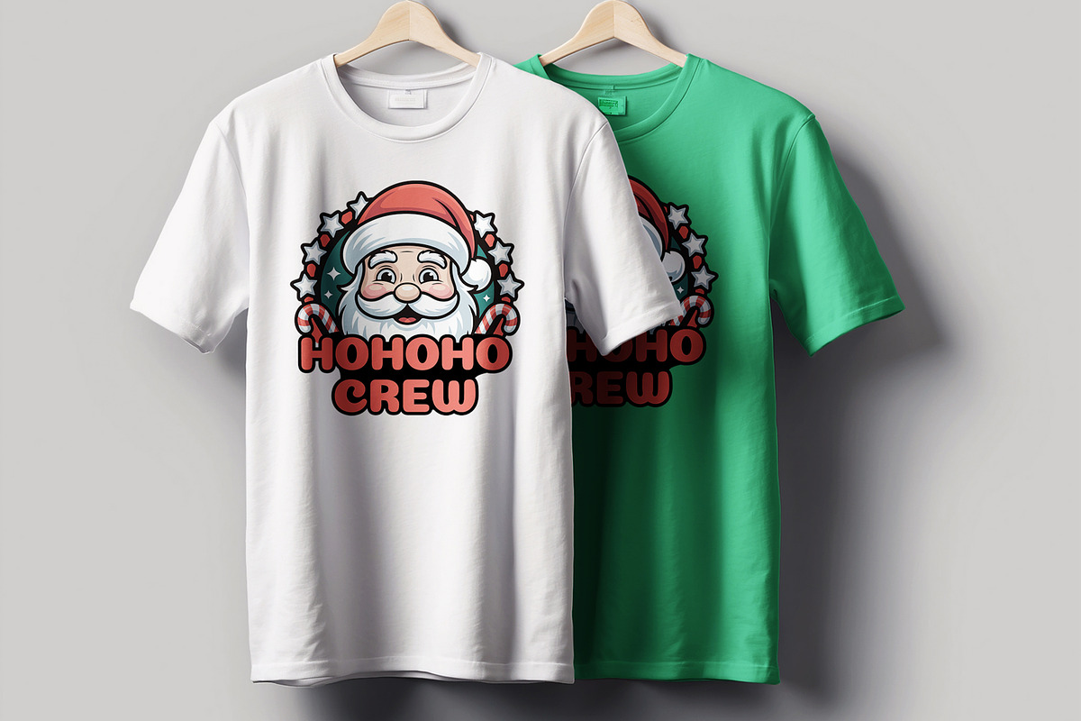 Classic Christmas Badge Tshirt, a Stationery Template by MightyDesign (Photo 1 of 5)