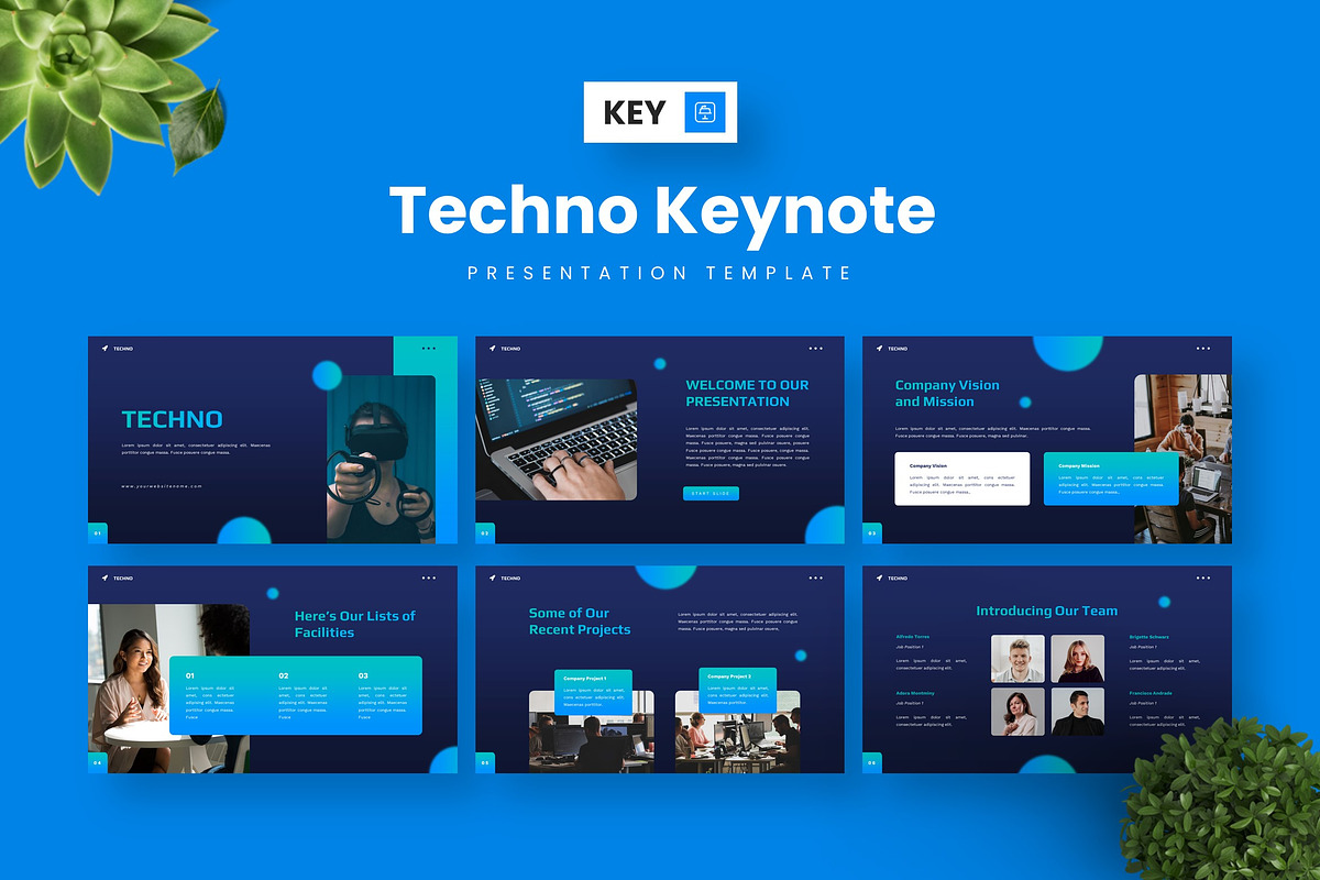 Techno - Keynote Templates, a Presentation Template by Deepslide Studio (Photo 4 of 6)