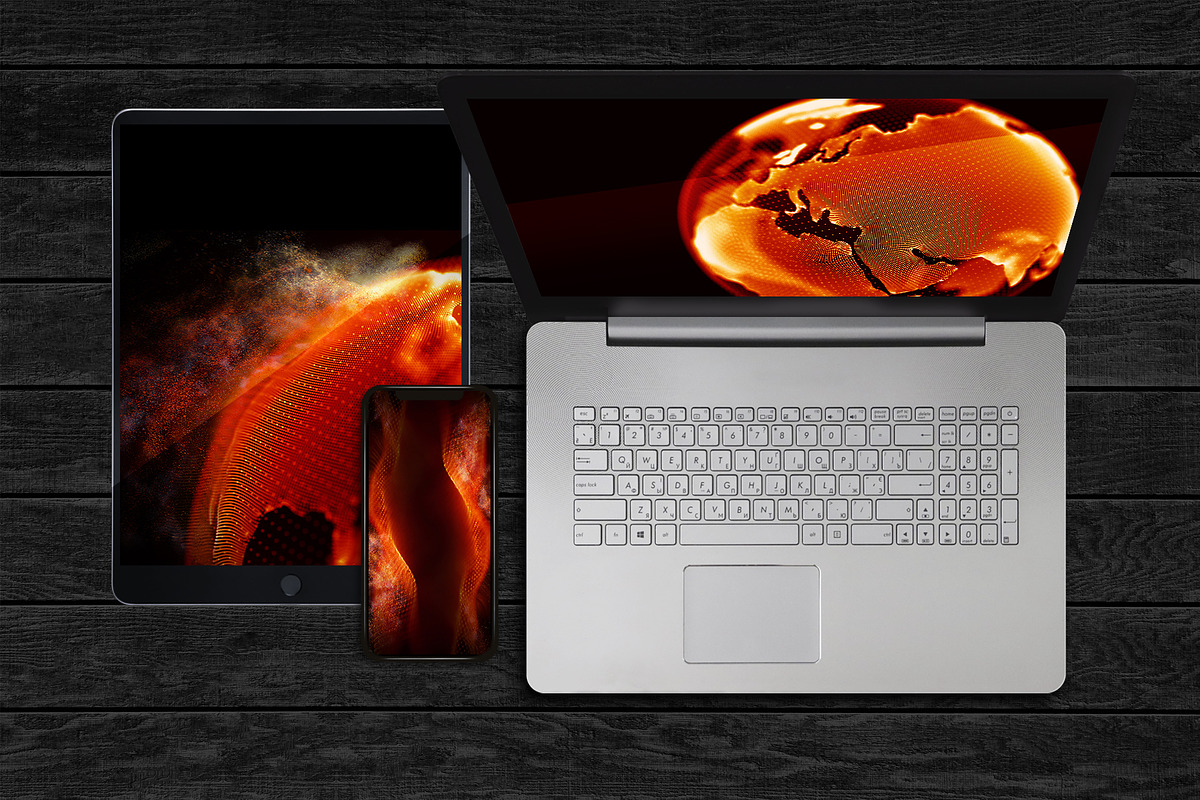 20 Red Abstract Backgrounds, a Technology Illustration by RDShop (Photo 6 of 8)