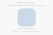 Light Blue Scalloped Stripe Seamless, a Pattern Graphic by Pati Charm Studio (Thumbnail 2 of 7)