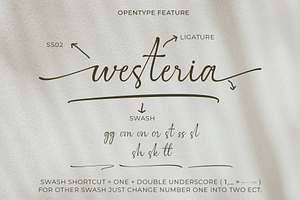 Westeria Script