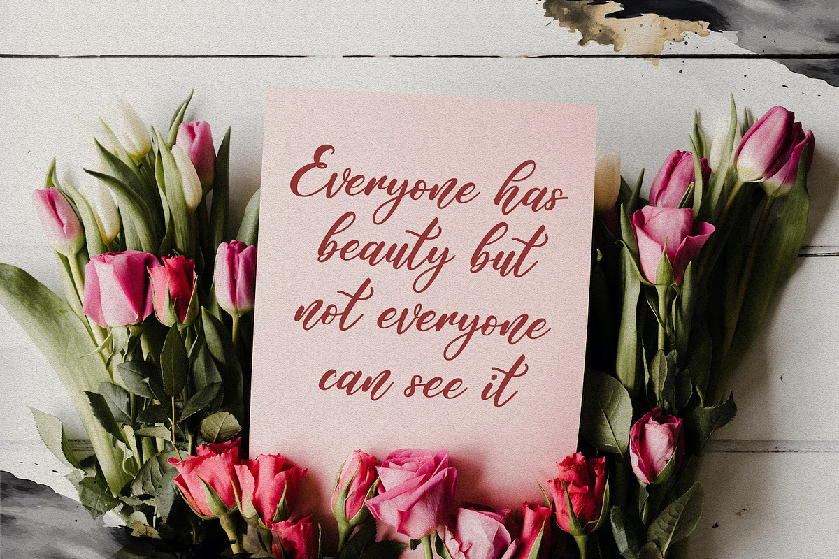 Hanyka Rathery - Lovely Script Font, a Script Font by StringLabs (Photo 6 of 11)