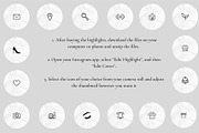 150 Instagram Highlight Covers, a Social Media Template by Studio Eburnean (Thumbnail 3 of 4)