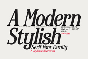 Enigmatica - Serif Font Family