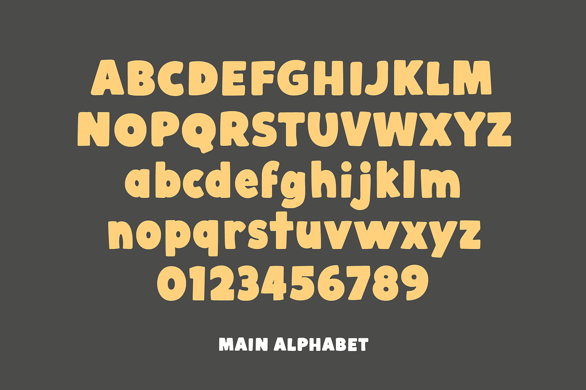 Cobnut - a nutty, bold and fun font, a Font by Little Type Factory (Photo 10 of 12)