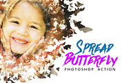 Butterfly Spread Photoshop Action