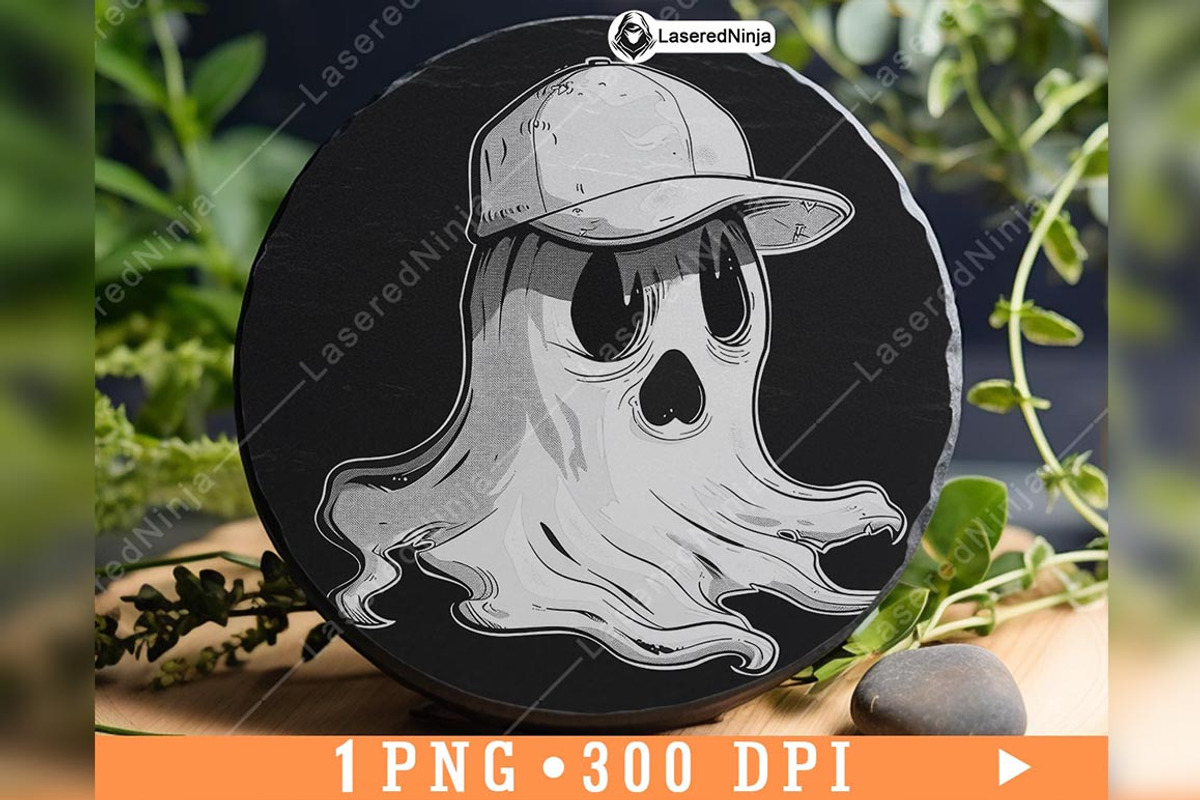 Cartoon Ghost Cute Cap Cheesecloth, a Background Graphic by LaseredNinja (Photo 2 of 7)