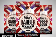 Barbershop Flyer Template, a Flyer Template by XtremeFlyers (Thumbnail 2 of 2)