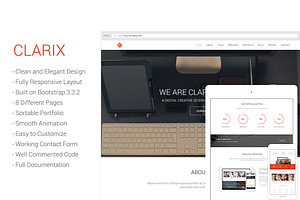 Clarix - Creative Agency/Portfolio