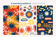 BACTERIUMS patterns & illustrations, an Education Illustration by Nastya Tkachova (Thumbnail 5 of 13)