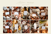 4 Seasons Stationery Card Mockups, a Books & Magazine Mockup by Designwork (Thumbnail 7 of 11)