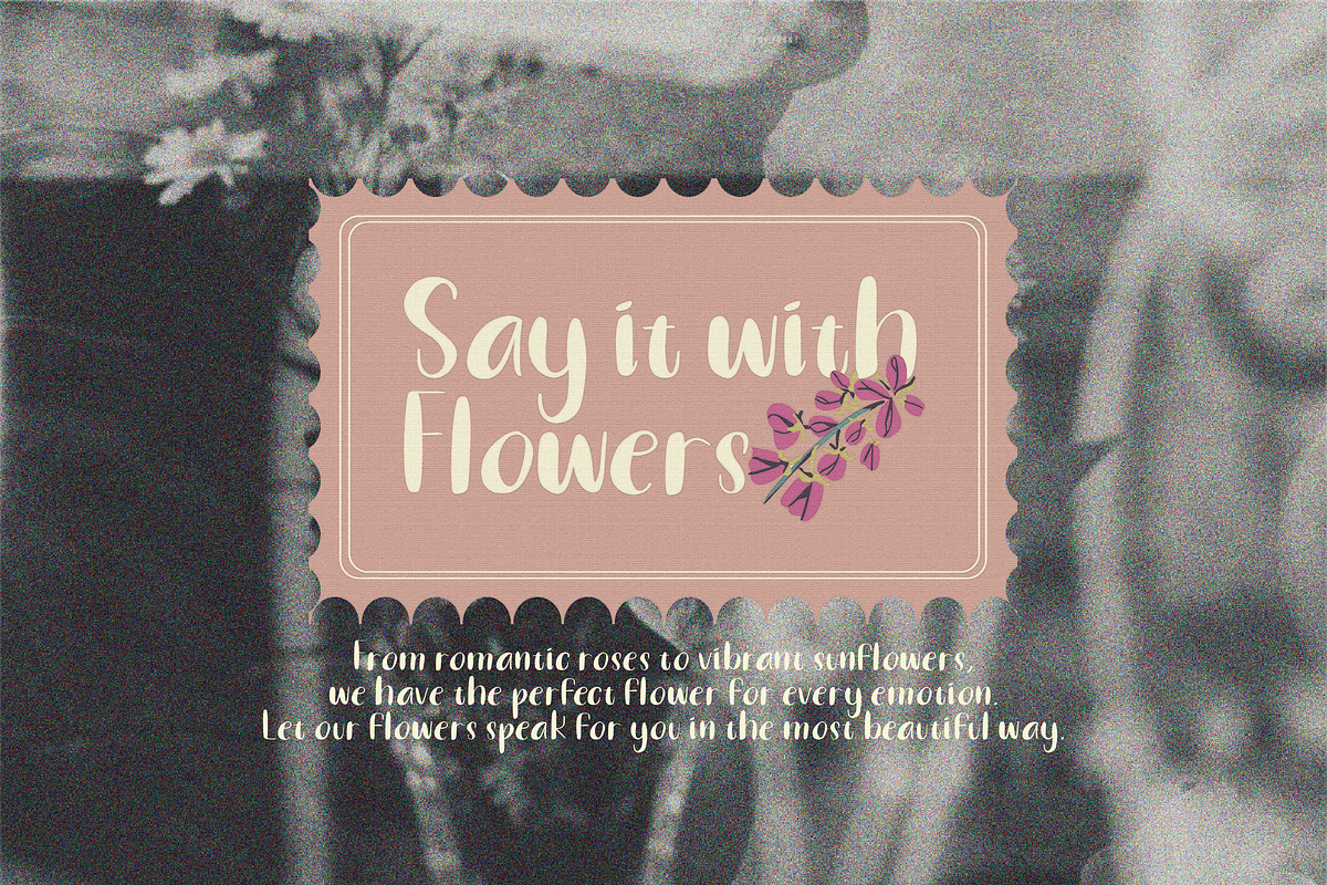 Freshflower - Handwritten Font, a Handwritten Font by Berdansabersama (Photo 6 of 8)