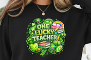 Lucky Teacher St Patrick’s Day PNG,, a Graphic by Vector Portal (Thumbnail 2 of 7)