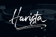 Harista Script, a Script Font by joelmaker (Thumbnail 1 of 13)