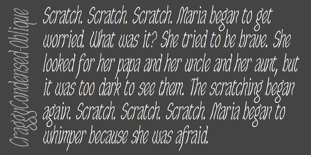 Craggy, a Handwritten Font by Ingrimayne Type (Photo 4 of 9)