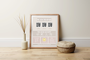 Beige Scan to Pay Sign, a Poster Template by SunshineStudioBoutique (Thumbnail 8 of 10)