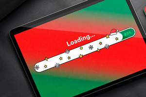 Christmas Holiday Loading Bar