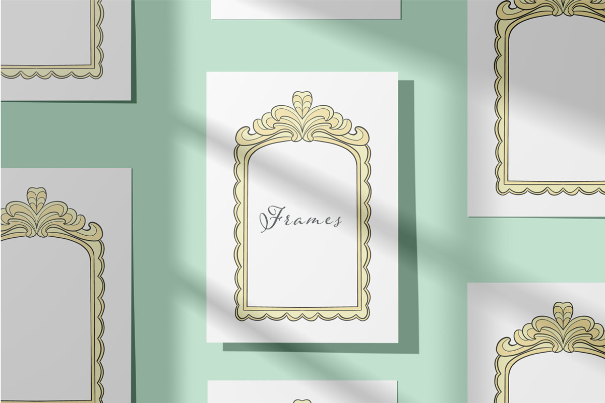Vintage Frame Illustrations, an Illustration by Mari_Caliart (Photo 3 of 6)