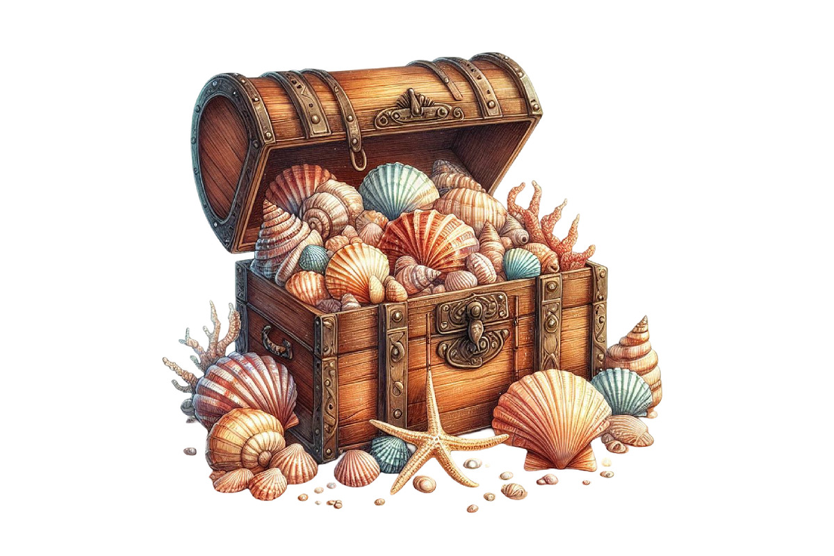Coastal Summer Clipart PNG, an Illustration by Designking (Photo 2 of 4)