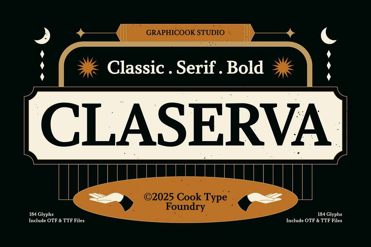 Claserva, a Serif Font by graphicook (Photo 1 of 10)
