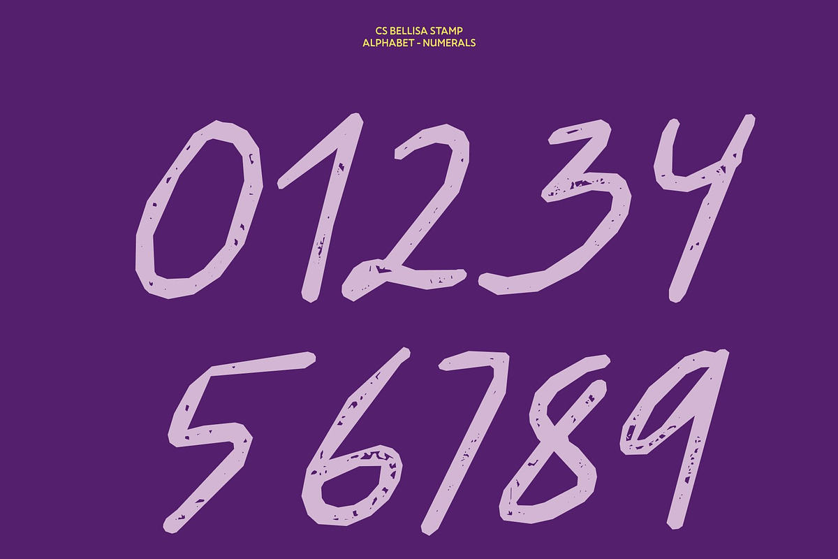CS Bellisa Stamp, a Handwritten Font by Craft Supply Co. (Photo 4 of 8)