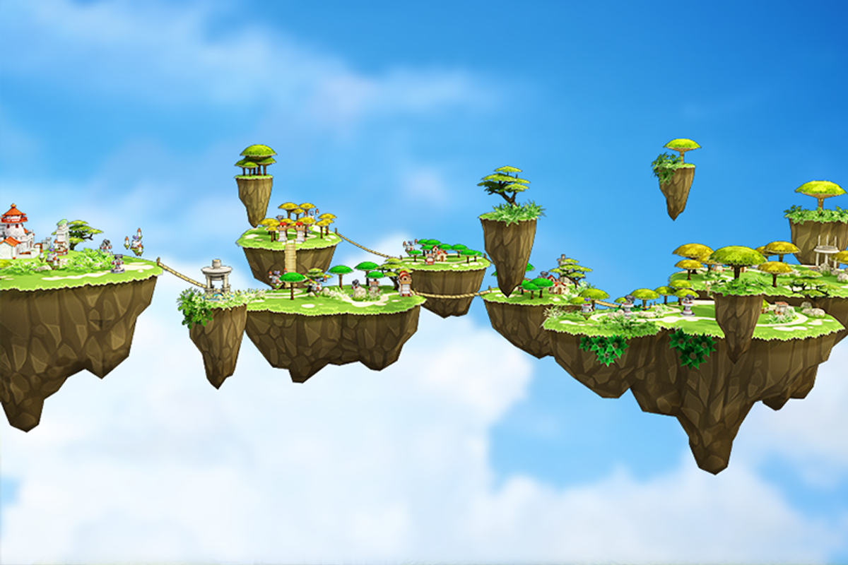 Floating Islands, an Environmental 3D Model by Souchenki (Photo 14 of 17)
