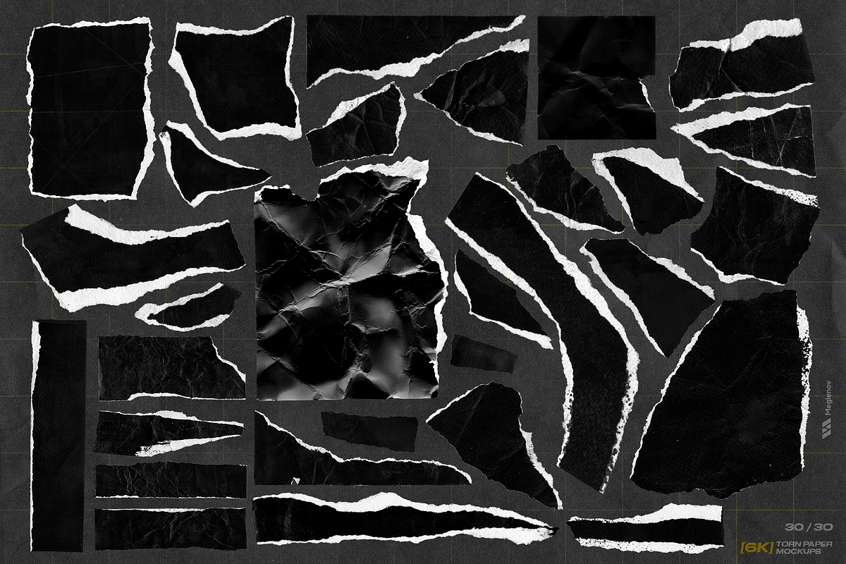 [6K] Torn Paper Mockups, a Texture Graphic by Meglenov (Photo 10 of 16)