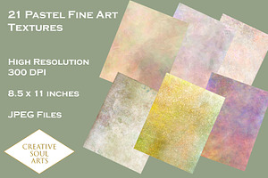 21 Pastel Fine Art Textures