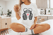 Skeleton Lovers PNG, Valentine, an Illustration by SharpMarketplace (Thumbnail 9 of 9)