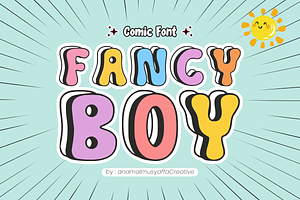 Fancy Boy - Display Font, a Font by KiddoGlyphs Studio