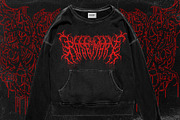 GOATHAM DEATH METAL FONT, a Blackletter Font by Fonday Studio (Thumbnail 9 of 17)