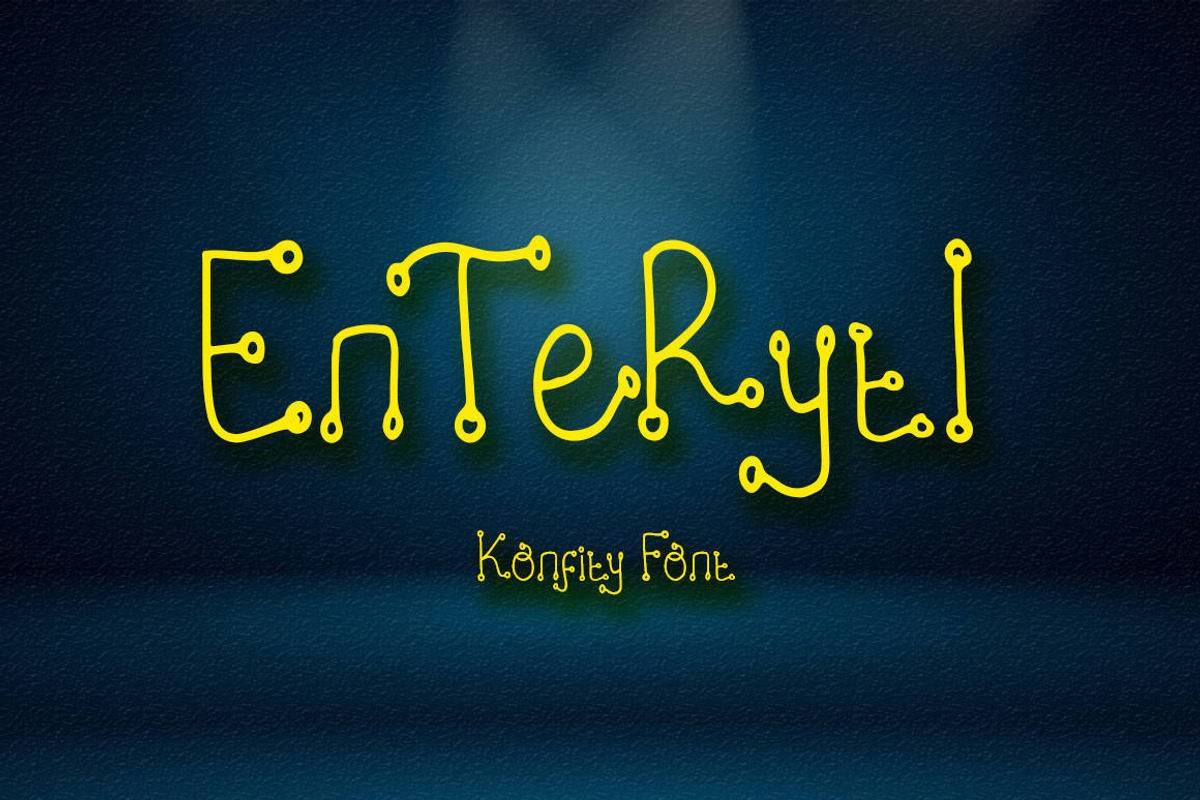 Konfity - Creative Display Font, a Font by Naistudio (Photo 2 of 7)