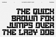 Vonirace - Futuristic Sporty Font, a Sans Serif Font by Yktypstd (Thumbnail 8 of 10)