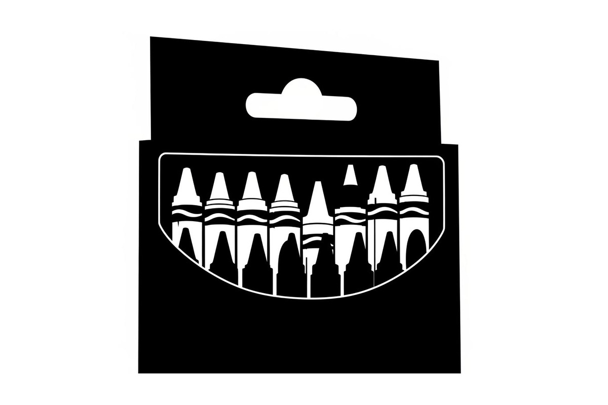 School crayons box silhouette, a Graphic by Designer_Momina (Photo 8 of 10)