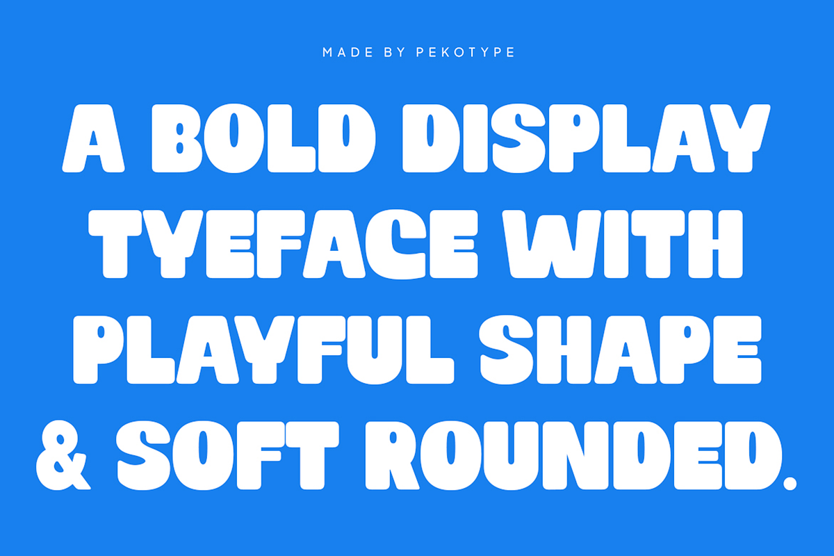 Brimo - Bold Display Rounded Font, a Sans Serif Font by Pekotype (Photo 2 of 15)