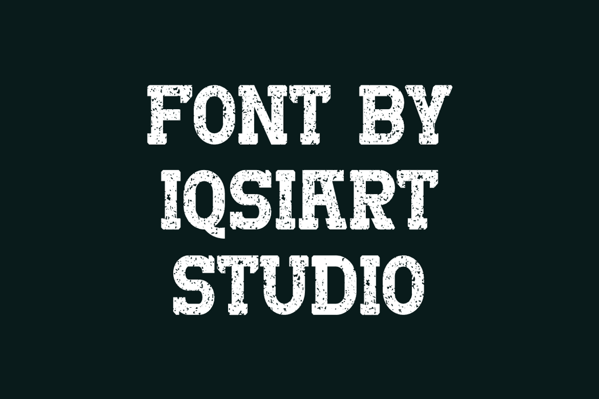 Yonse Sport - Sports Font, a Slab Serif Font by Iqsiart Studio (Photo 5 of 8)