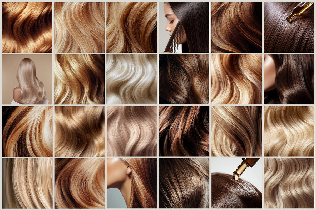 300 Hair Stock Images Bundle, a Beauty & Fashion Photo by Instprofi | Studio Estimo (Photo 4 of 14)