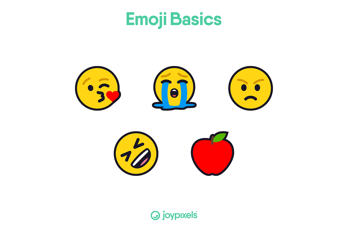 Basics: JoyPixels Flat Emoji Icons, an Outline Icon by joypixels (Photo 6 of 6)