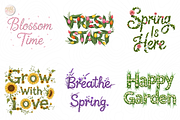 Spring Plant Quote PNG Clipart, an Object Illustration by KennedyStudio (Thumbnail 3 of 5)