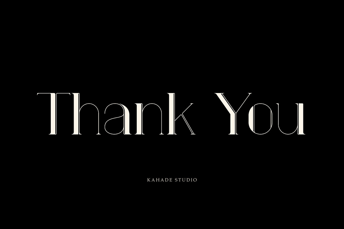 Galerius | Display Serif Font, a Serif Font by Kahade Studio (Photo 10 of 10)