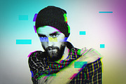 Glitch effect with GIF animation, an Action Add-On by Kahuna Design (Thumbnail 4 of 6)