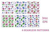 Peony and Hydrangea Clipart, a Decorative Illustration by Milla_Zelenyuk_art (Thumbnail 4 of 7)