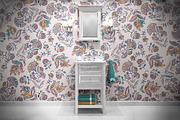 Hand Drawn Folk Floral Pattern, a Pattern Graphic by StudioGlouna (Thumbnail 2 of 6)